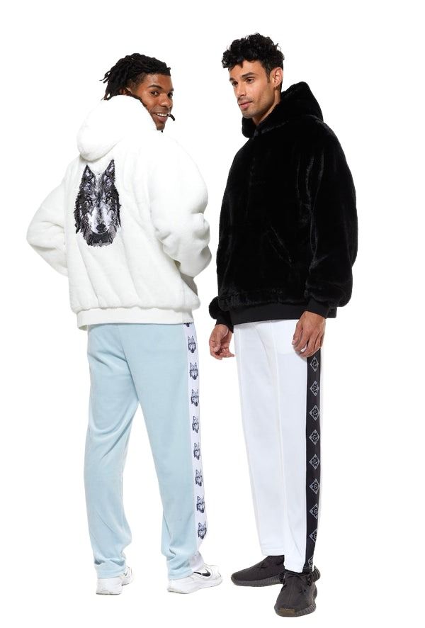 House of Cenmar Velvet Pants with Wolf On The Side 'Tiffany' HOC-WVP