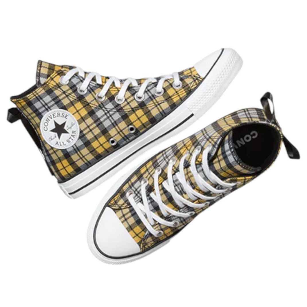 Converse Chuck Taylor All Star Plaid 'Black Yellow White' A16518C