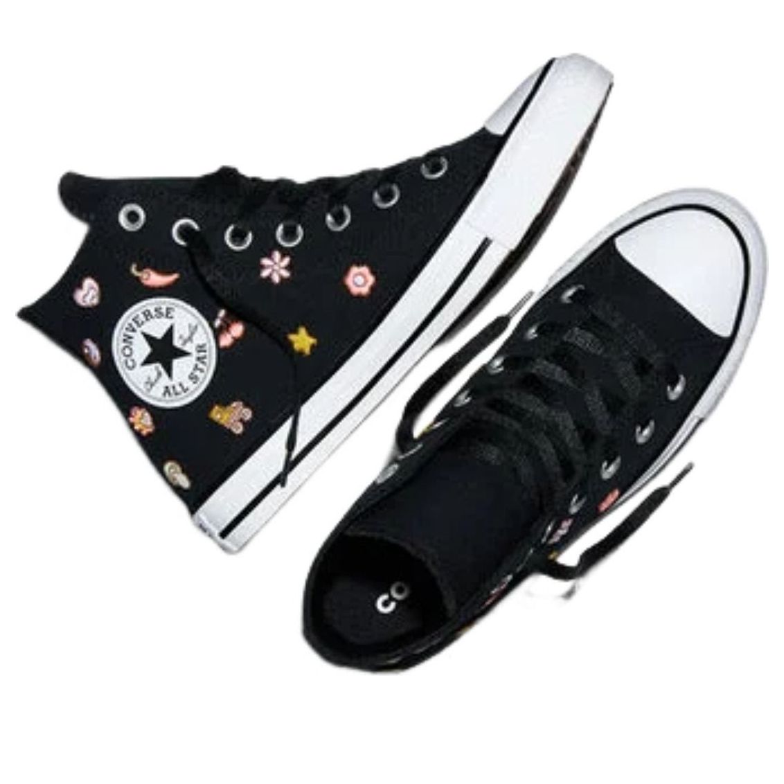 Converse Chuck Taylor All Star Retro Embroidery 'Black New Found Bloom' A16914F