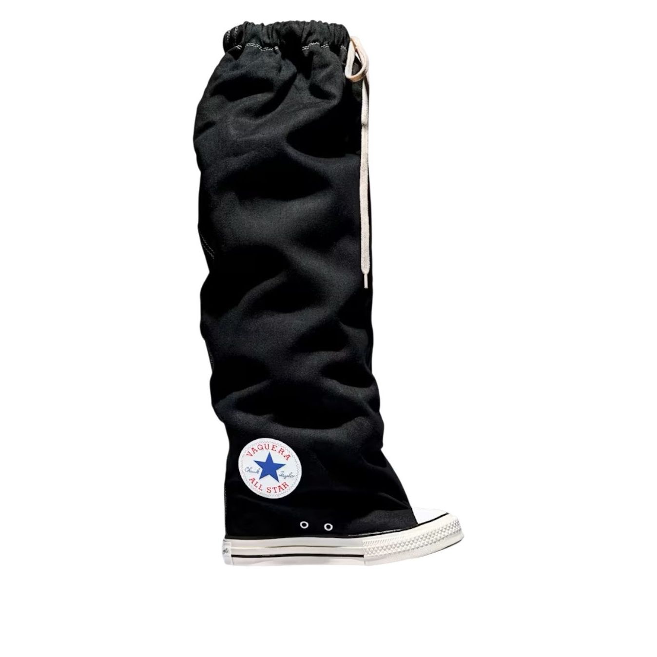(WMNS) Converse x Vaquera Chuck Taylor All Star XXXHi Slouch Wedge 'Black' A17691C