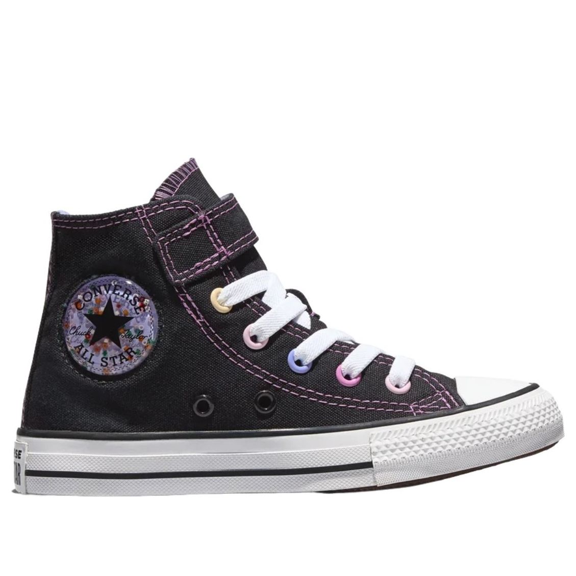 (PS) Converse Chuck Taylor All Star Beads Easy-on 'Black White Very Peri' A17914C