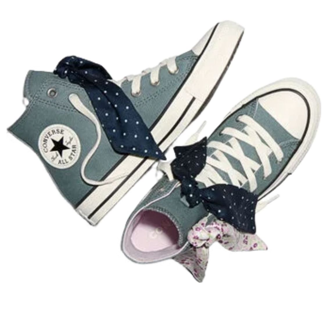 (WMNS) Converse Chuck Taylor All Star Scarf Bow 'Mineral Brew Grey' A19909F