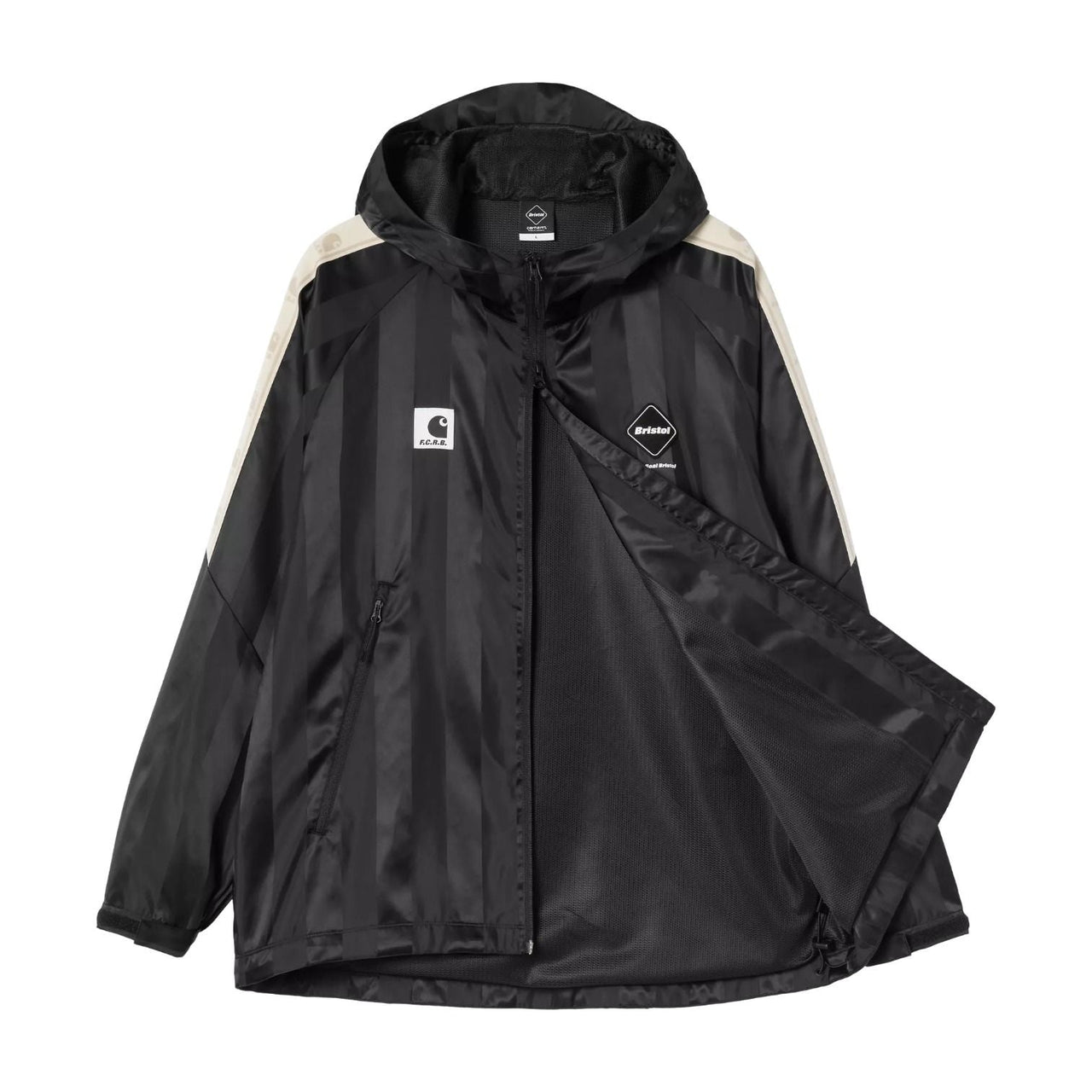 Carhartt WIP x F.C.Real Bristol Warm Up Jacket 'Black' A261046-89-XX