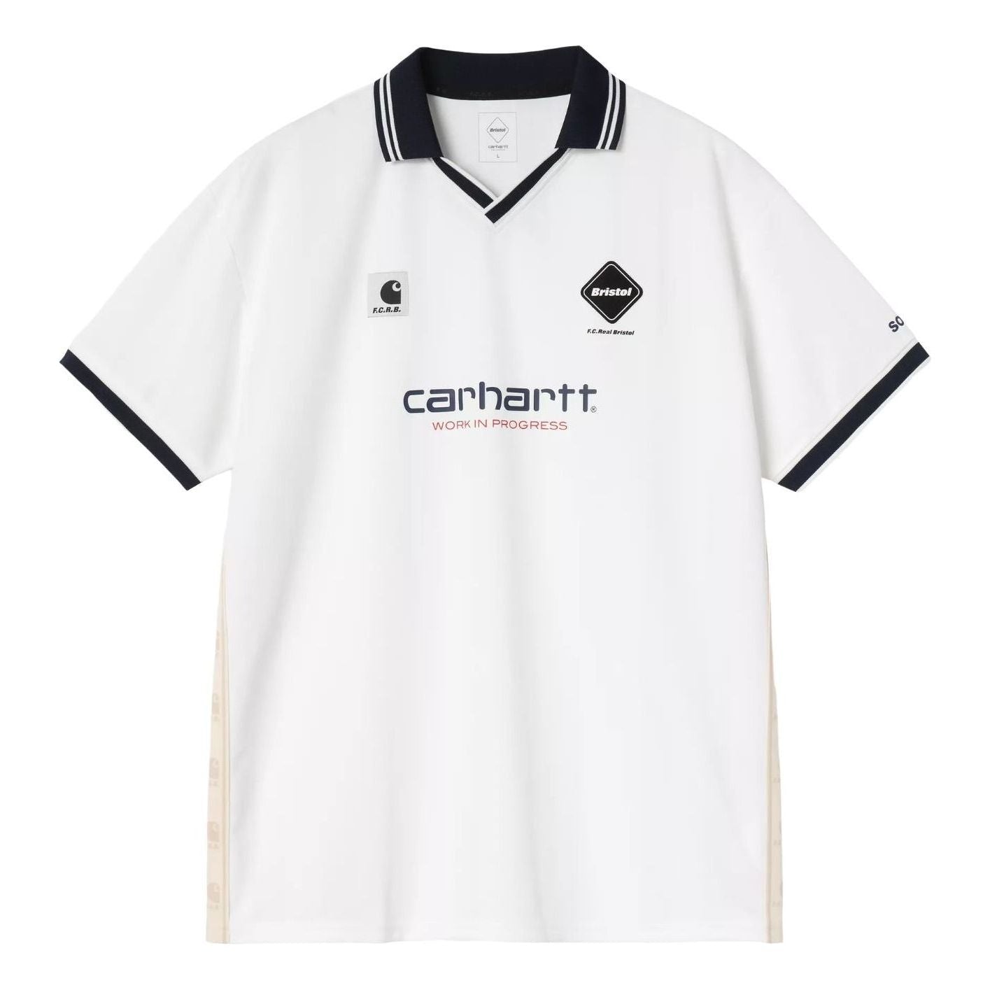 Carhartt WIP x F.C.Real Bristol Pocket Game Shirt 'White' A261049-02-XX