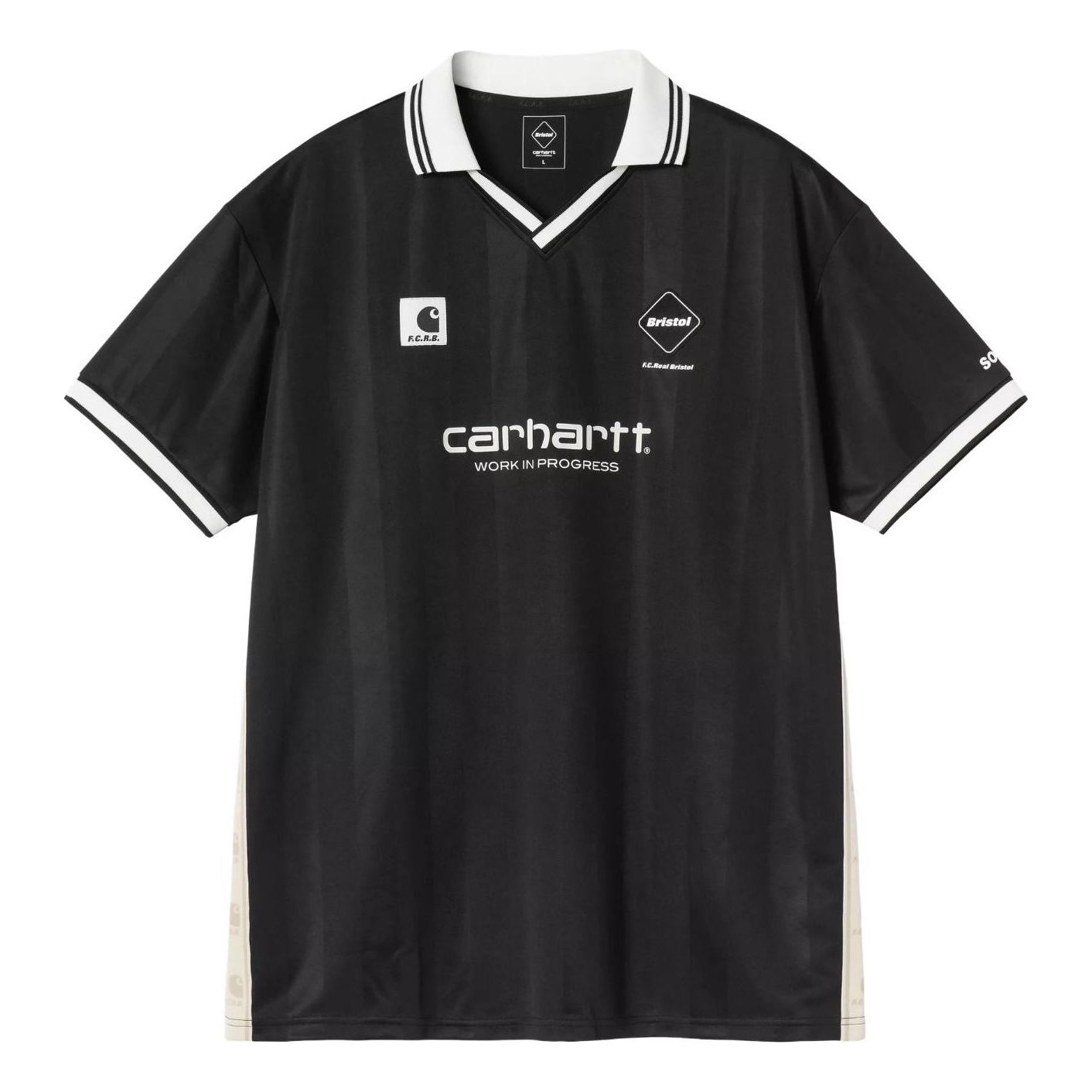 Carhartt WIP x F.C.Real Bristol Pocket Game Shirt 'Black' A261049-89-XX