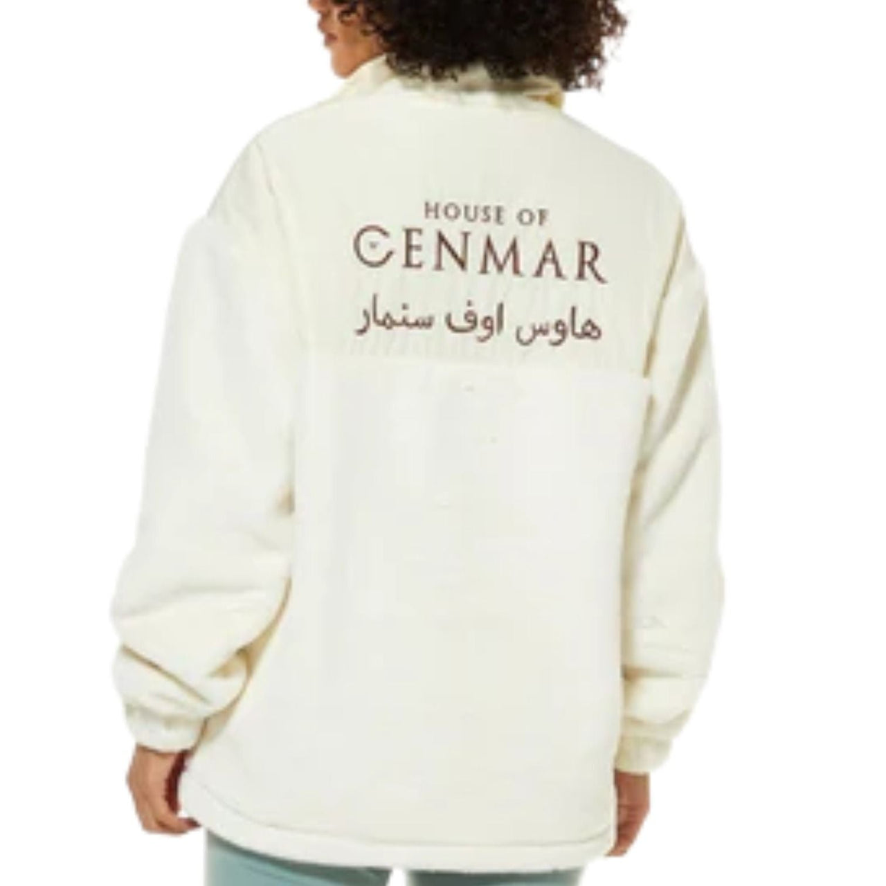 (WMNS) House of Cenmar Hybrid Fleece Jumper 'Off White' HOC-HNS