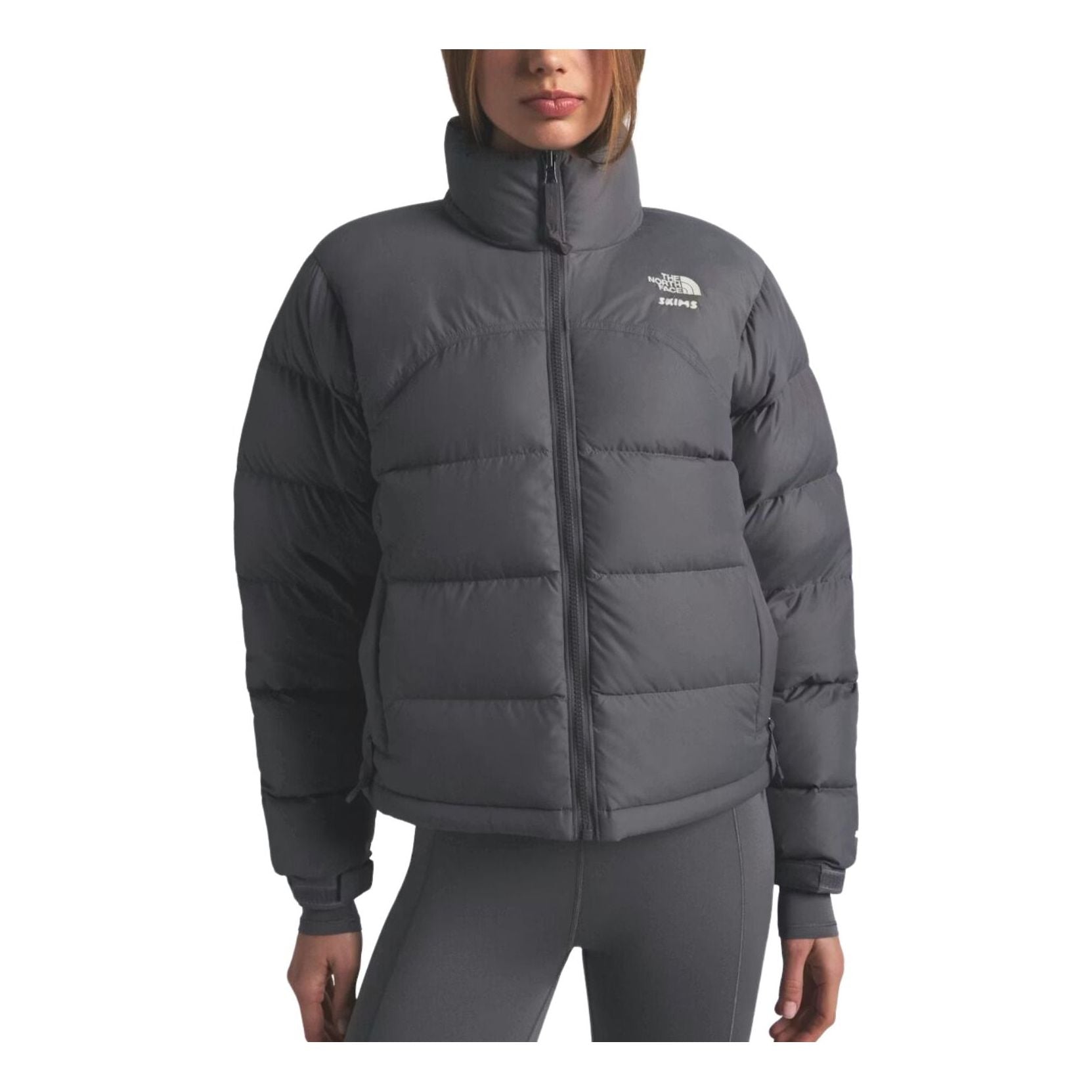 The North Face x SKIMS FW25 2000 Retro Nuptse Jacket 'Gunmetal' NF0A82Z5-T8L