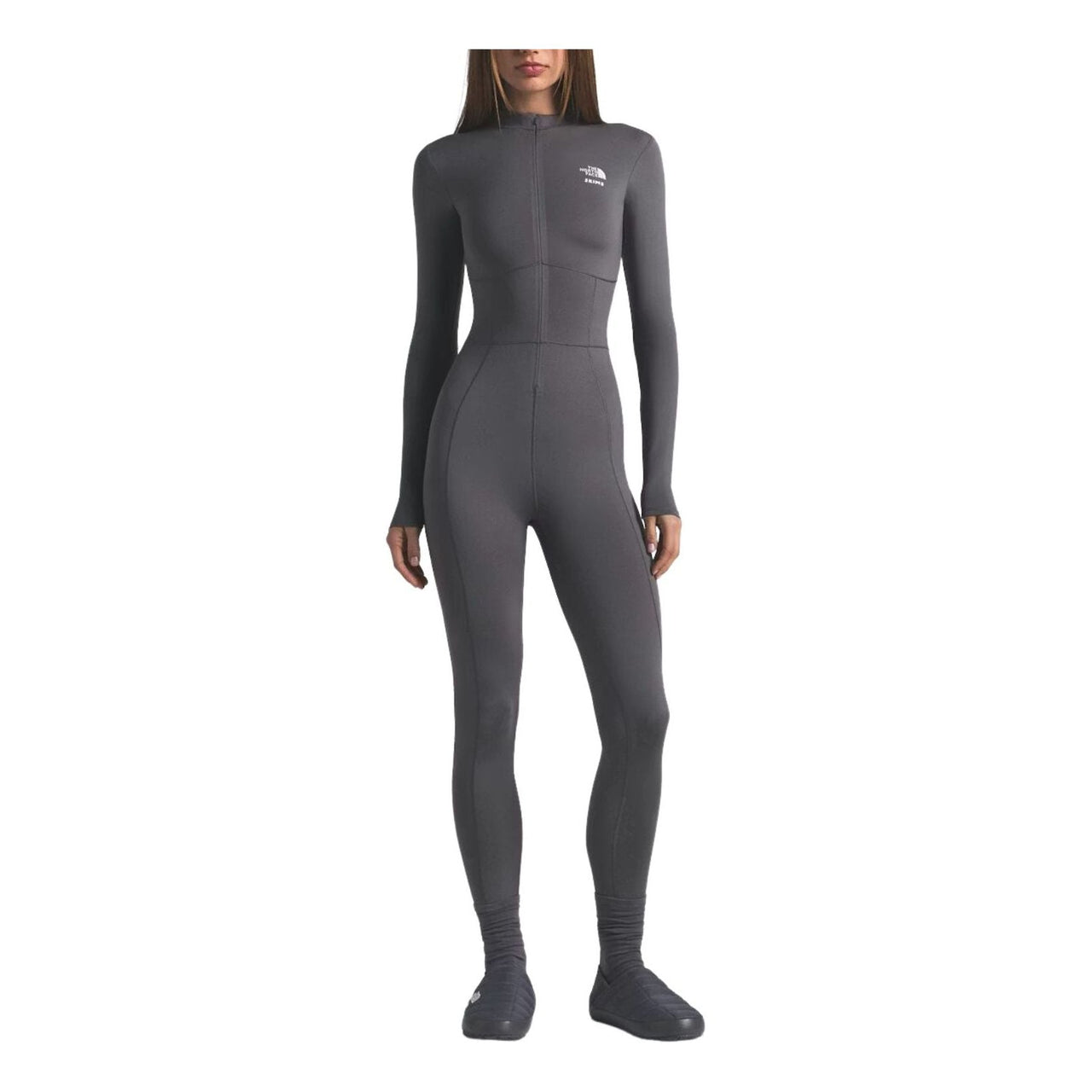 (WMNS) The North Face x SKIMS FW25 Refina BodySuit 'Gunmetal' NF0A8EDS-T8L