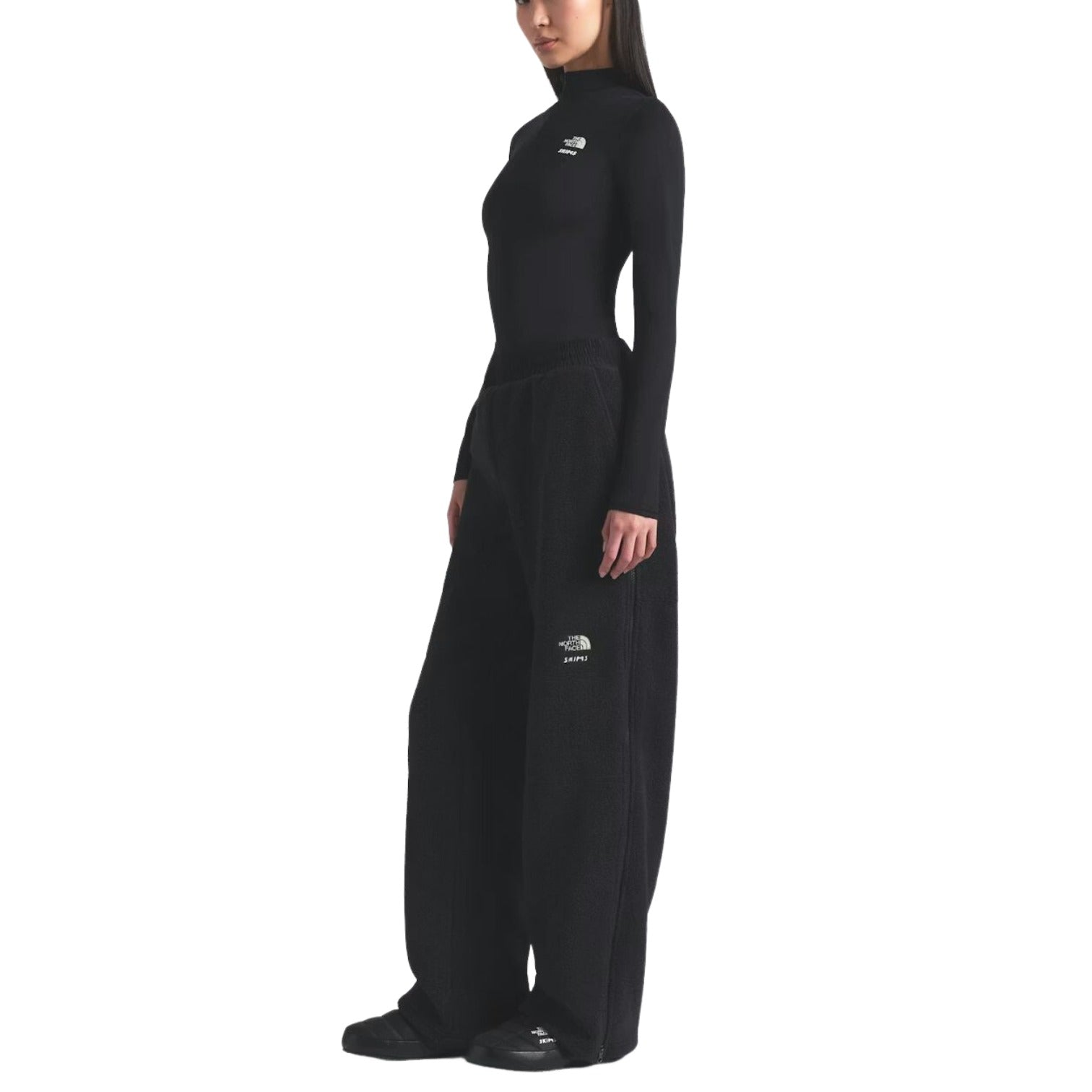The North Face x SKIMS FW25 1995 Denali Fleece Straight Leg Pant 'Onyx' NF0A8JJG-I3X