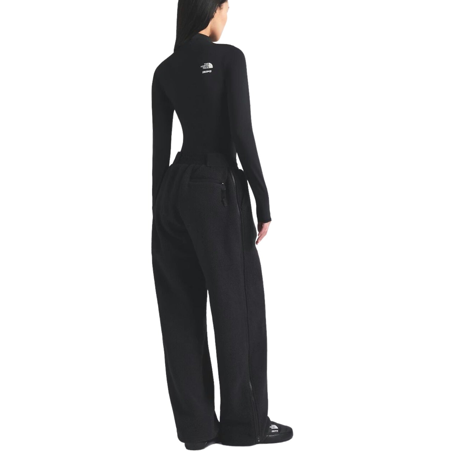 The North Face x SKIMS FW25 1995 Denali Fleece Straight Leg Pant 'Onyx' NF0A8JJG-I3X