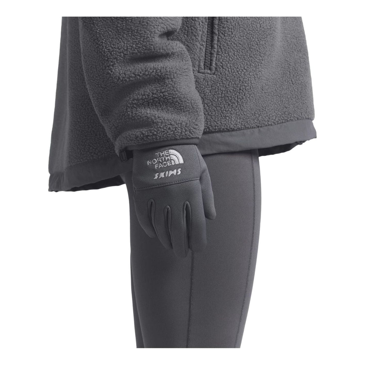 (WMNS) The North Face x SKIMS FW25 Gloves 'Gunmetal' NF0A8JJUT8L