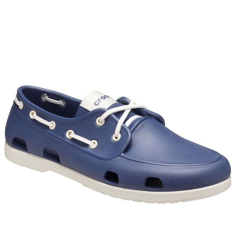 Crocs Classic Boat Shoes 'Blue White' 206338-46K