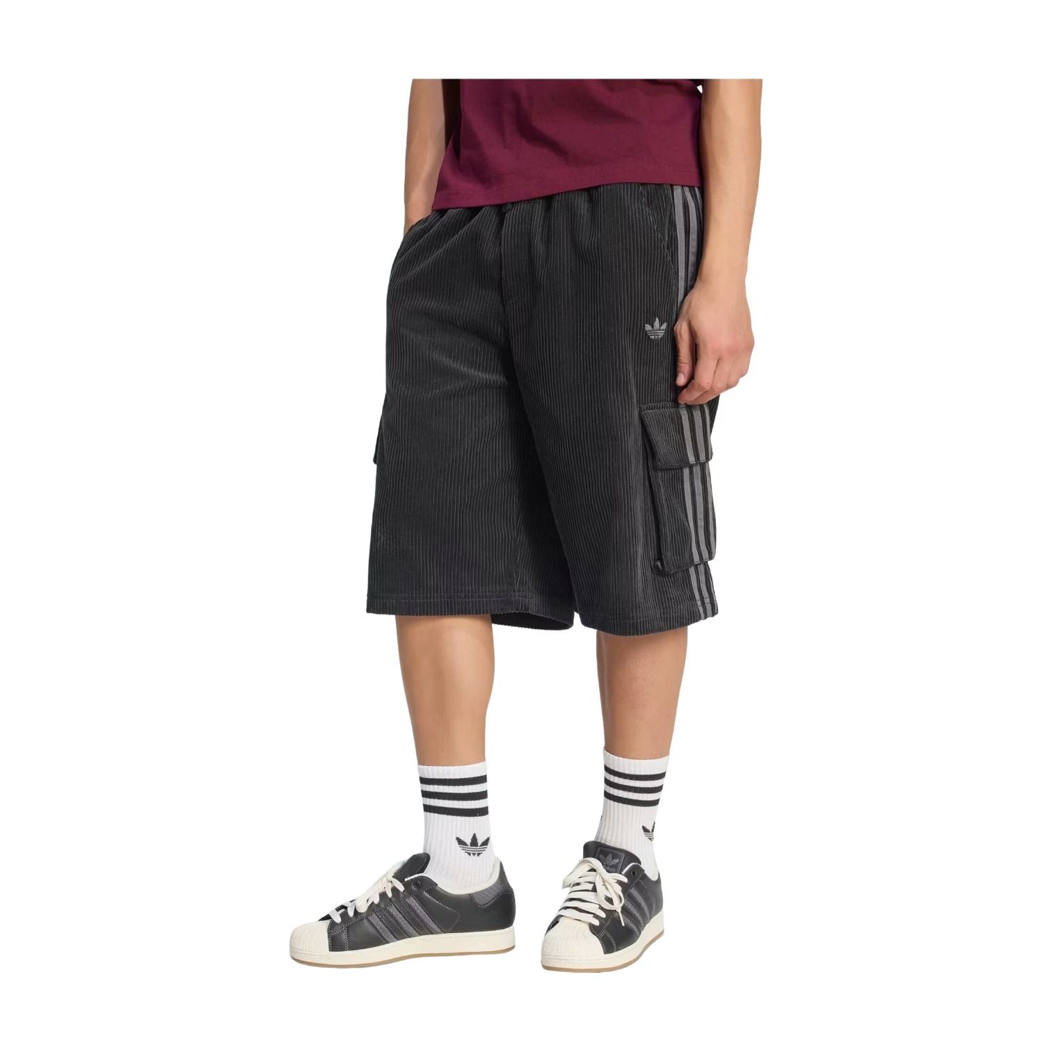 adidas Adicolor Cargo Shorts Asia Sizing 'Black' KR1381