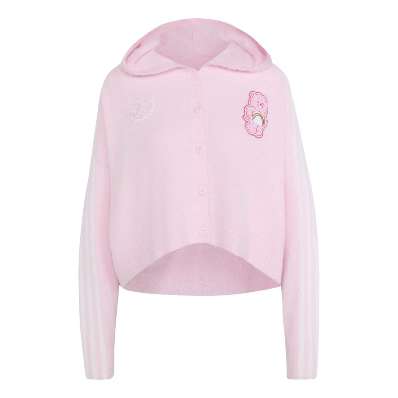 (WMNS) adidas Care Bears Baby Hooded Cardigan Asia Sizing 'Clear Pink' KR1482