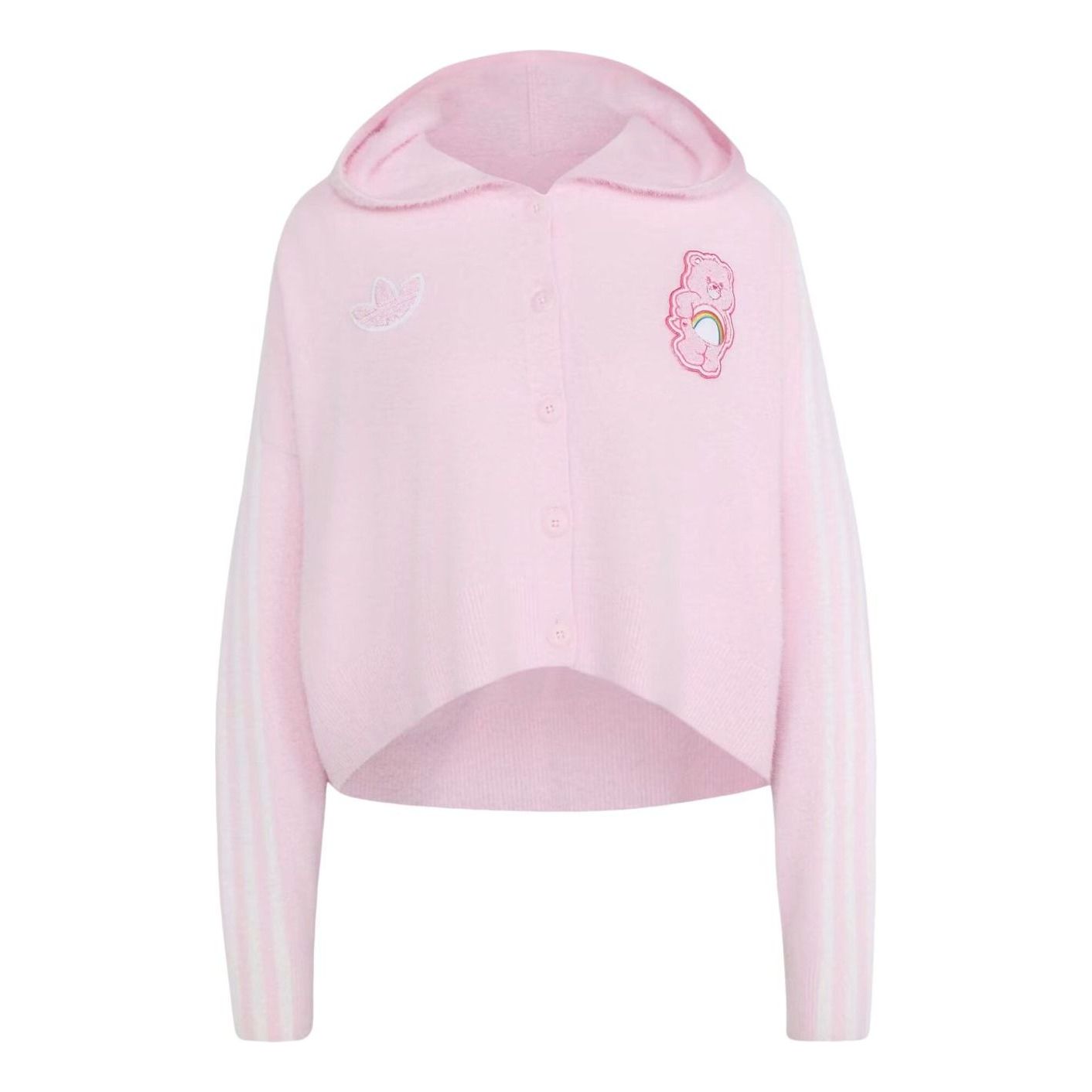 (WMNS) adidas Care Bears Baby Hooded Cardigan Asia Sizing 'Clear Pink' KR1482