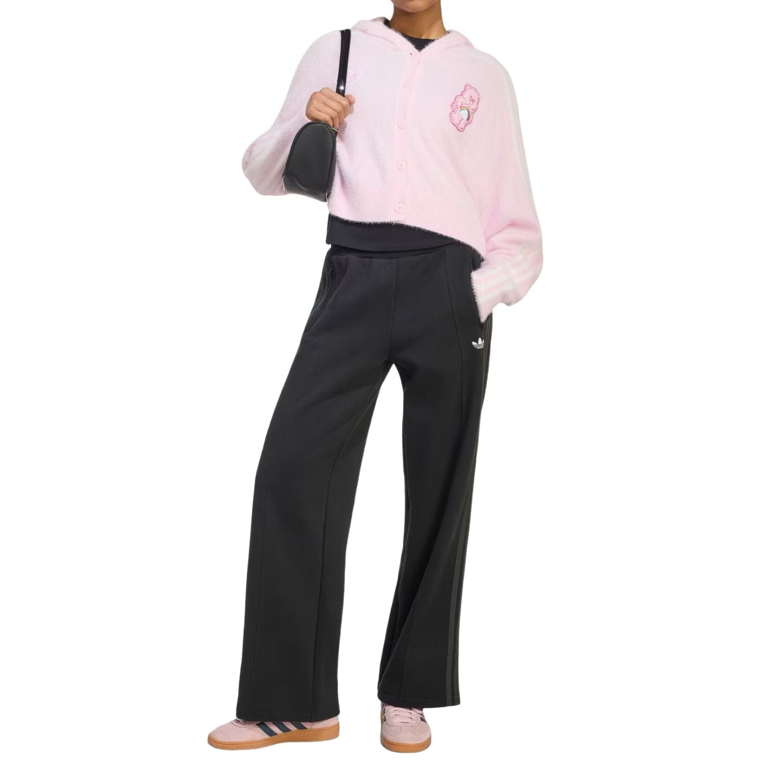 (WMNS) adidas Care Bears Baby Hooded Cardigan Asia Sizing 'Clear Pink' KR1482