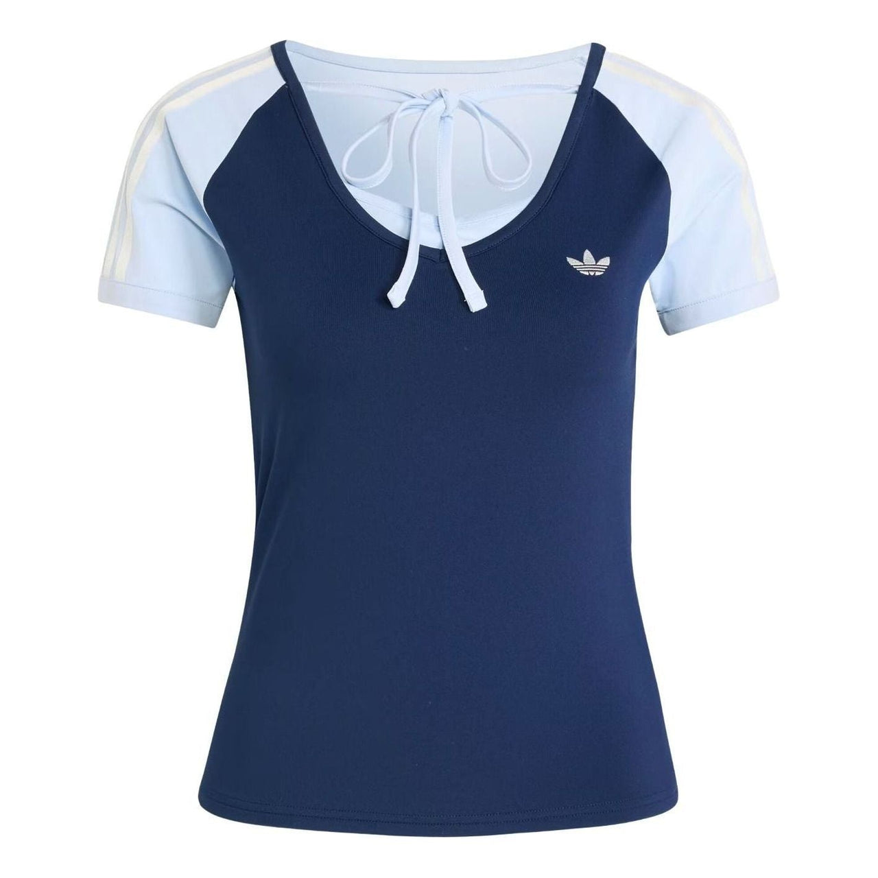 (WMNS) adidas Summer Glow Vintage T-Shirt Asia Sizing 'Night Indigo Crystal Sky' KY8129