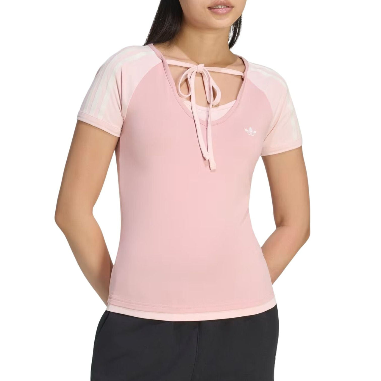 (WMNS) adidas Summer Glow Vintage T-Shirt Asia Sizing 'Wonder Mauve Sandy Pink' KY8130