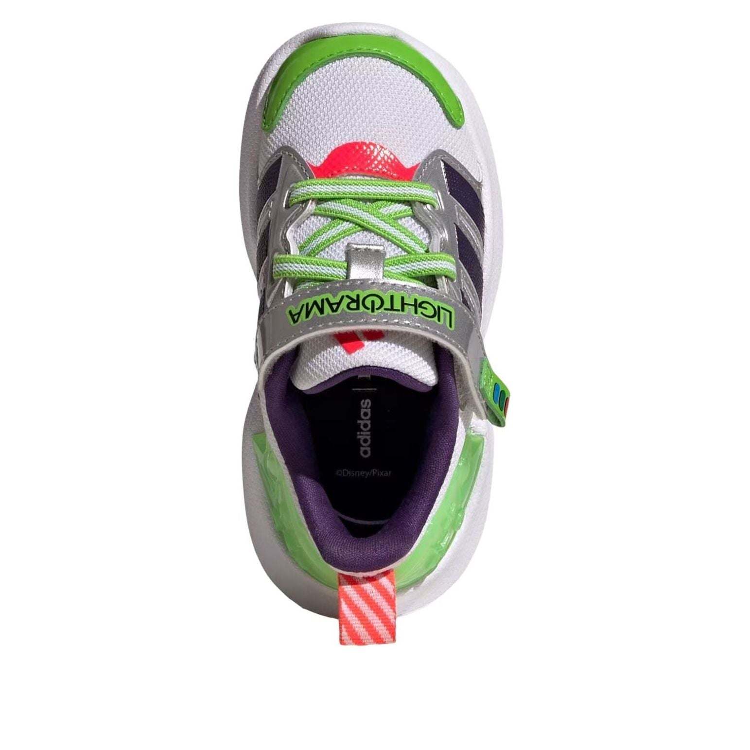 (TD) adidas Pixar Toy Story Lightorama 'Cloud White Violet Lucid Red' KI6604