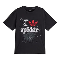 adidas x SP5DER T-Shirt 'Black' KR0754
