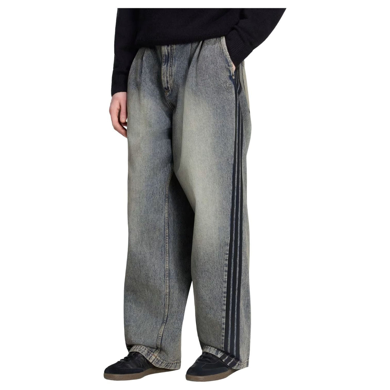 adidas Adilenium Season 5 Questra Denim Jeans 'Chalky Brown' KX4821
