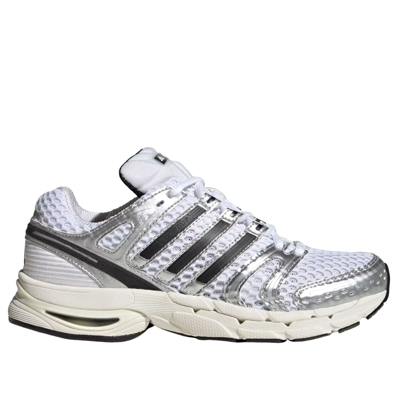 (WMNS) adidas Adistar Control 5 'Cloud White Core Black Silver Metallic' KJ8781