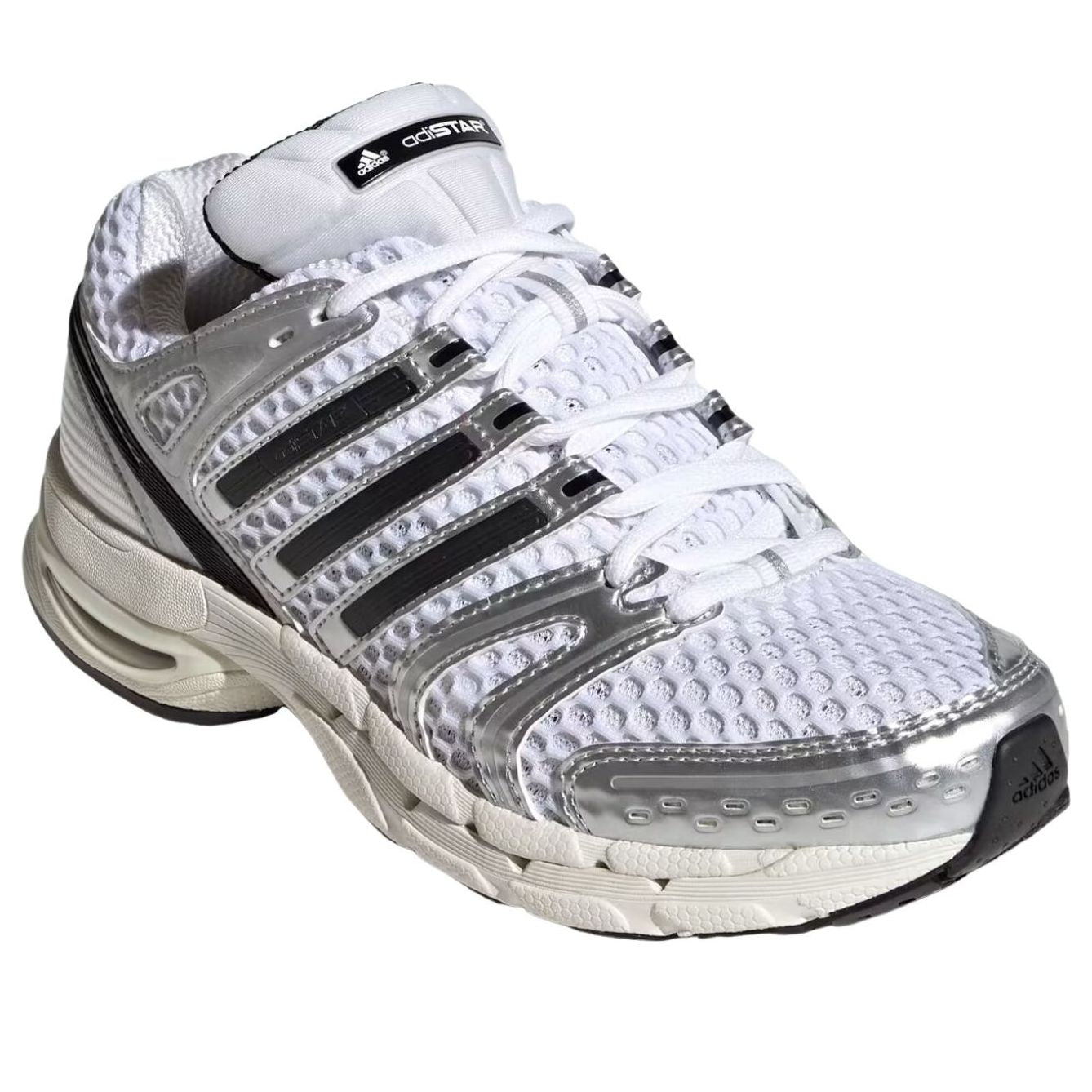 (WMNS) adidas Adistar Control 5 'Cloud White Core Black Silver Metallic' KJ8781