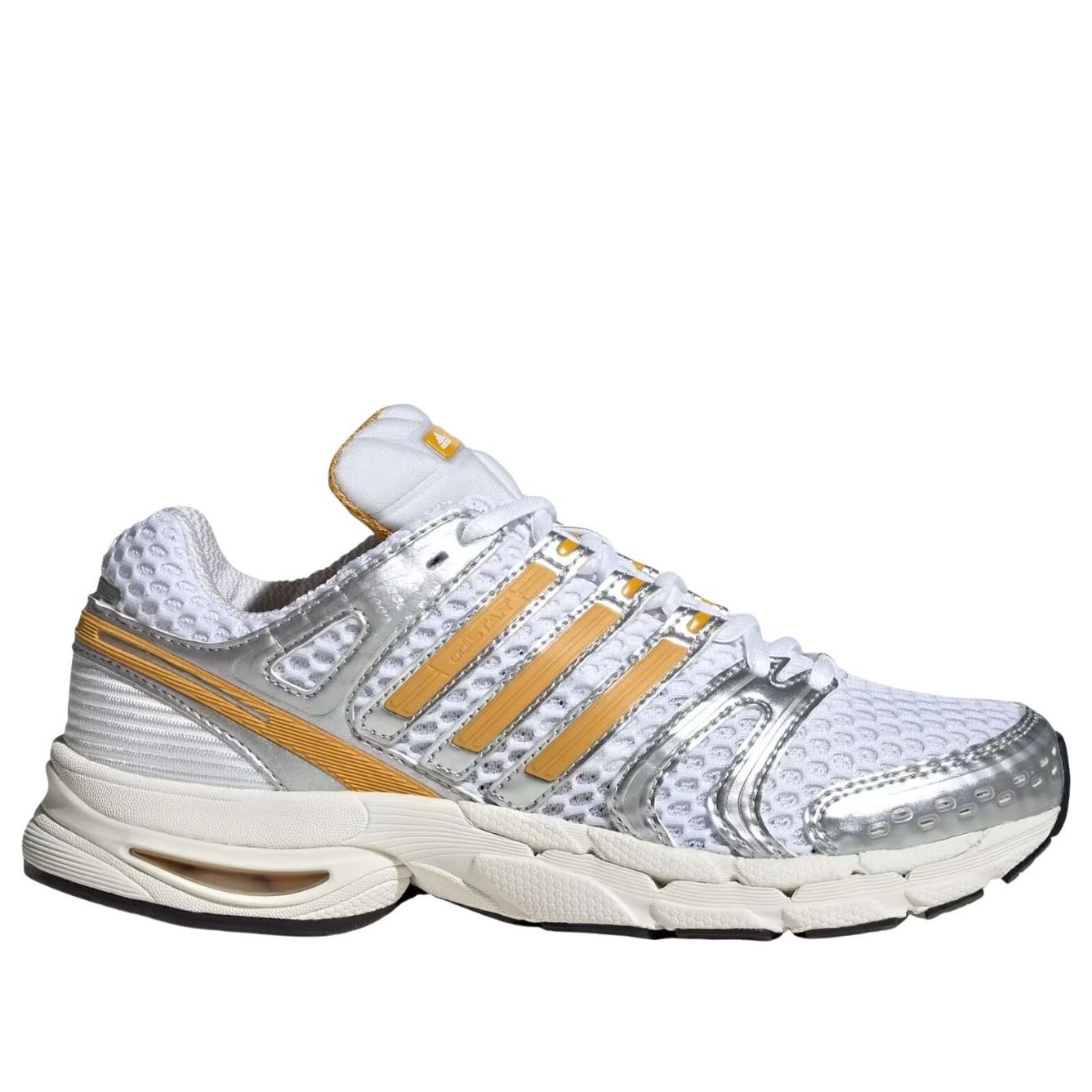 (WMNS) adidas Adistar Control 5 'Cloud White Preloved Yellow Silver Metallic' KJ8782
