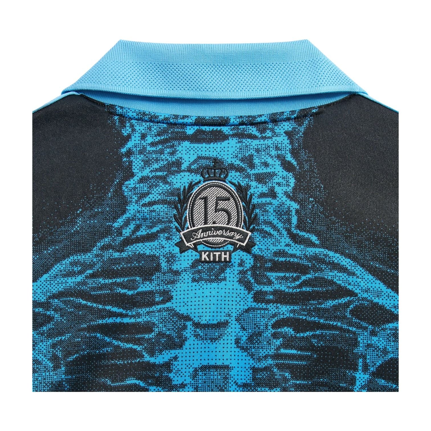 KITH x Messi for adidas Football Skeleton Goalkeeper Long Sleeve T-Shirt 'Black Blue' ADKR2693