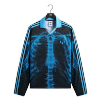 KITH x Messi for adidas Football Skeleton Goalkeeper Long Sleeve T-Shirt 'Black Blue' ADKR2693