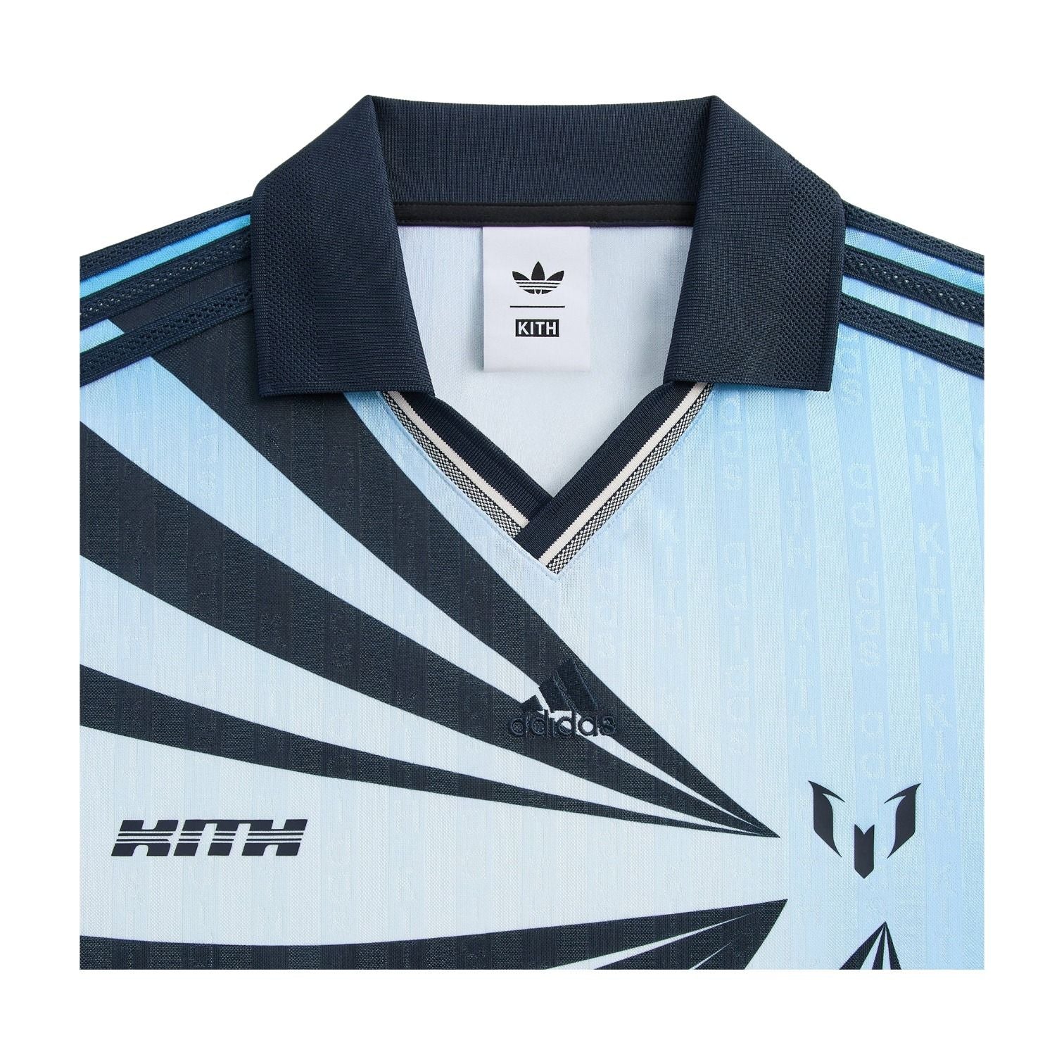 KITH x Messi for adidas Football Goalkeeper Long Sleeve T-Shirt 'Blue' ADKR2694