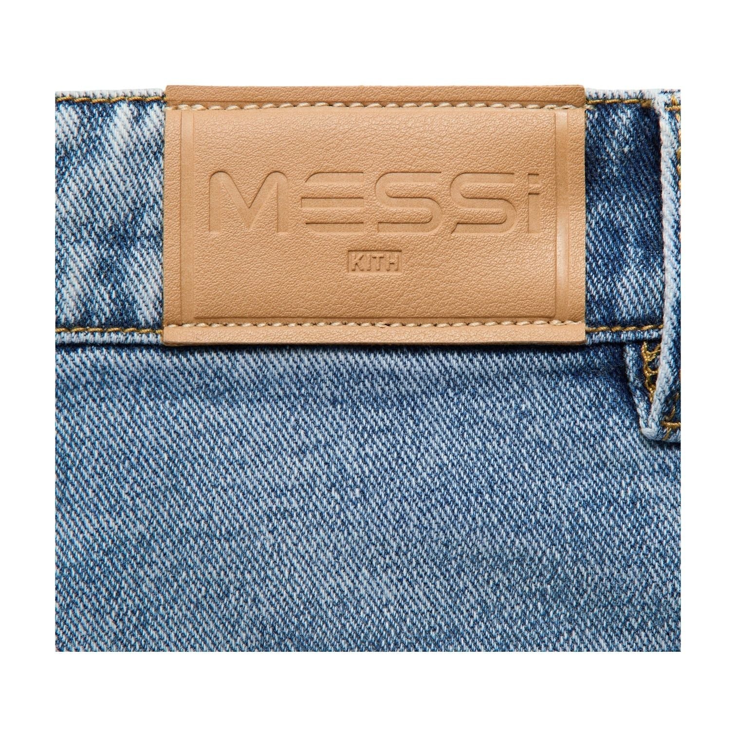 KITH x Messi for adidas Football Denim Short 'Aurora Ink' ADKU4246