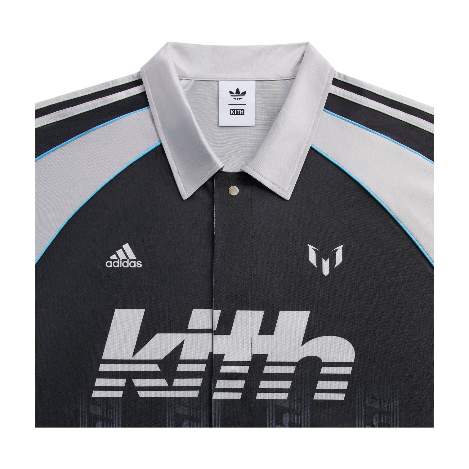 KITH x Messi for adidas Football Printed Jersey Shirt 'Black' ADKU4248