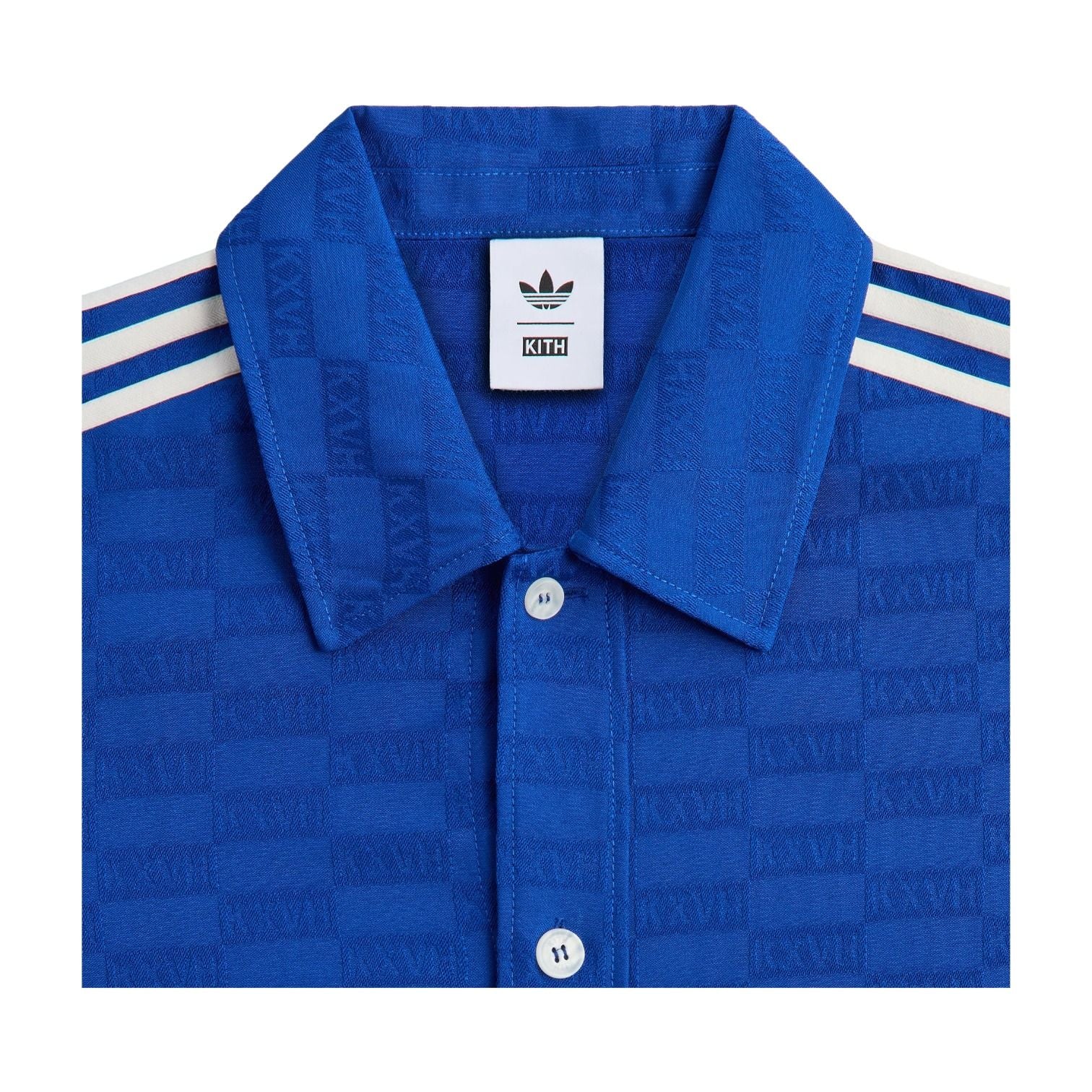 KITH x Messi for adidas Football Monogram Shirt 'Blue' ADKU4257