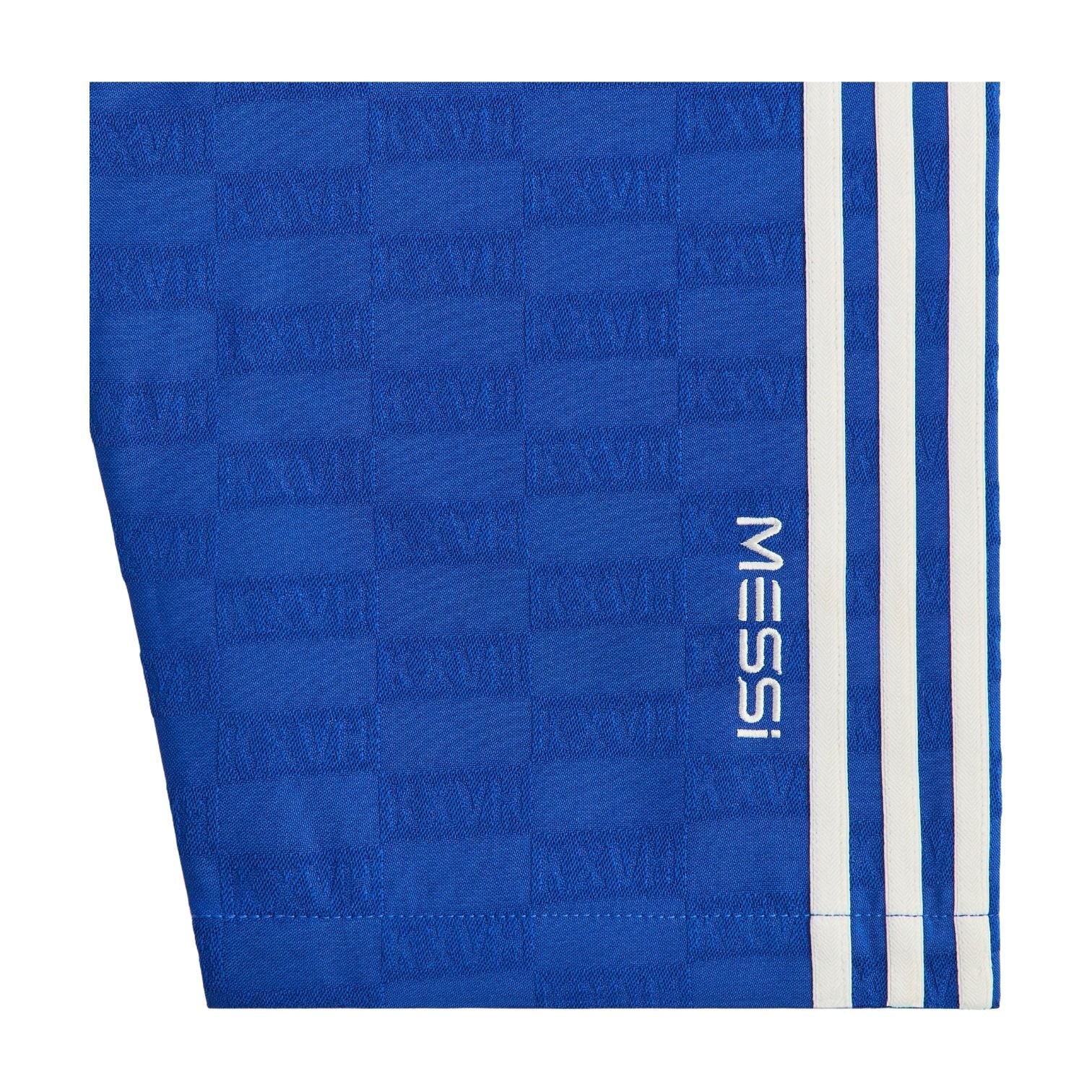 KITH x Messi for adidas Football Monogram Shirt 'Blue' ADKU4257