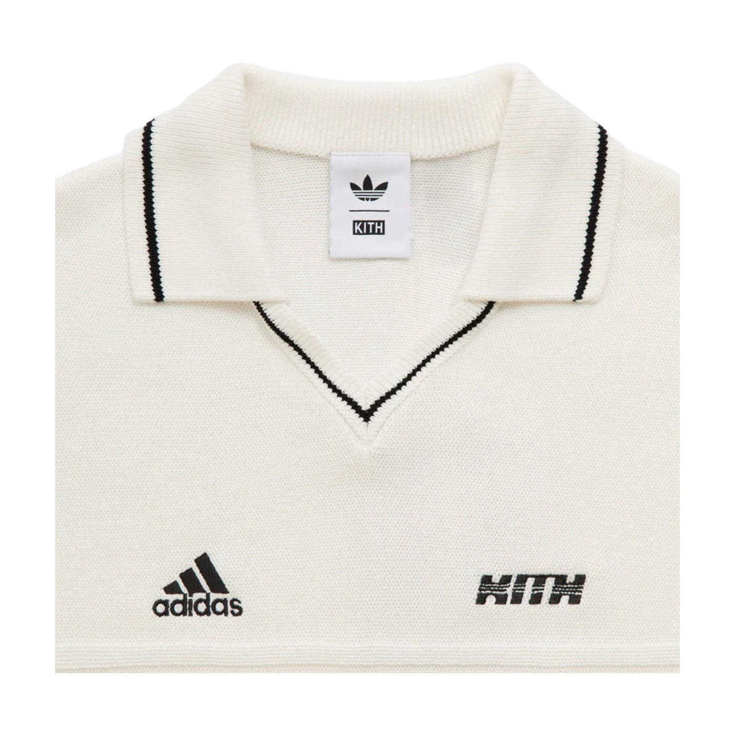 KITH x Messi for adidas Football Knit Polo 'White' ADKU4269