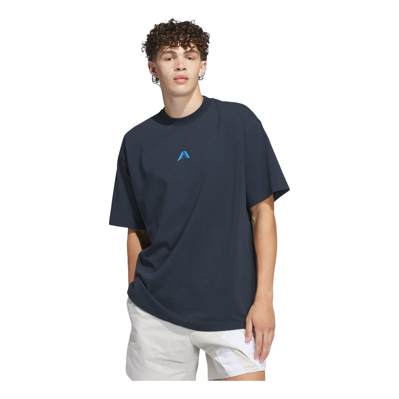 adidas AE Foundation Basketball T-shirt Asia Sizing 'Navy' IW8050