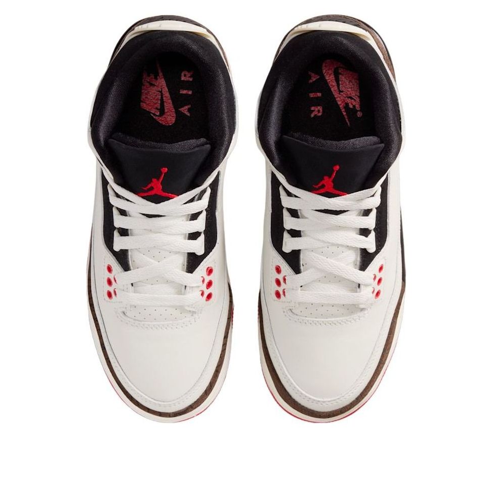 (GS) Jordan 3 Retro 'Sail Black University Red Pale Ivory Palomino' DM0967-103