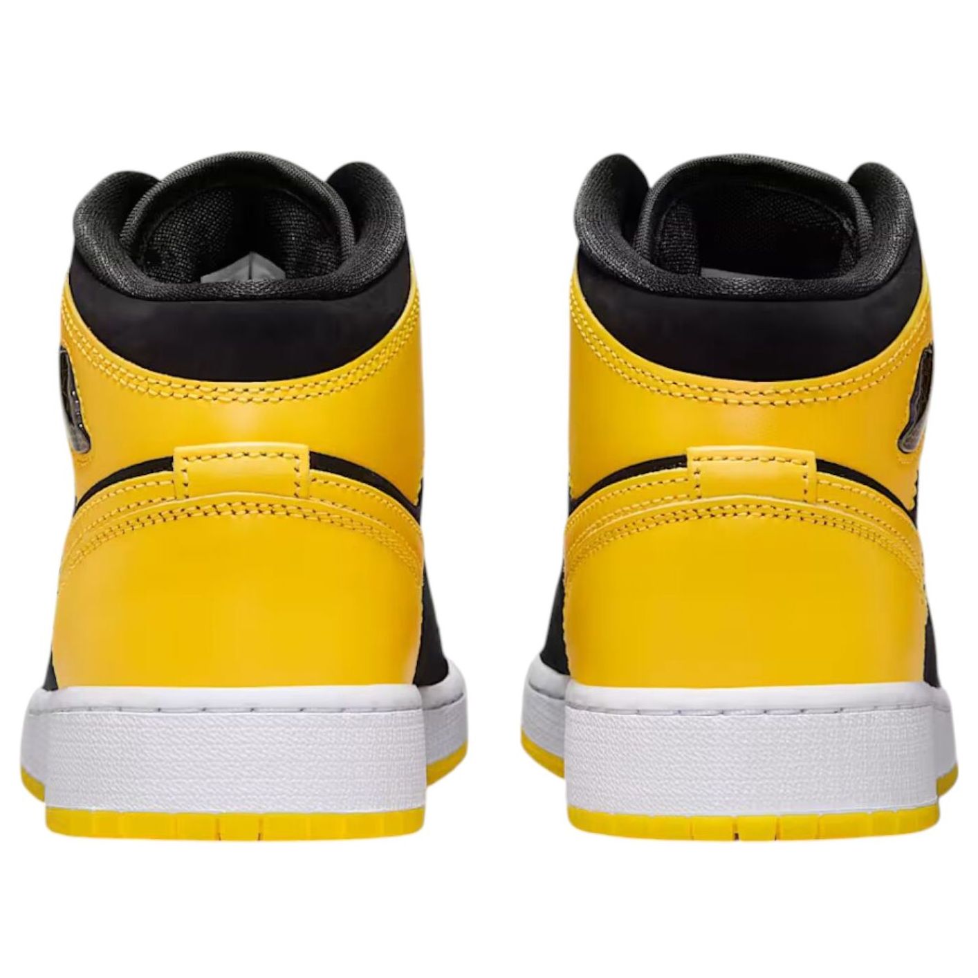(GS) Air Jordan 1 Mid SE 'Black White Varsity Maize' HJ5940-071