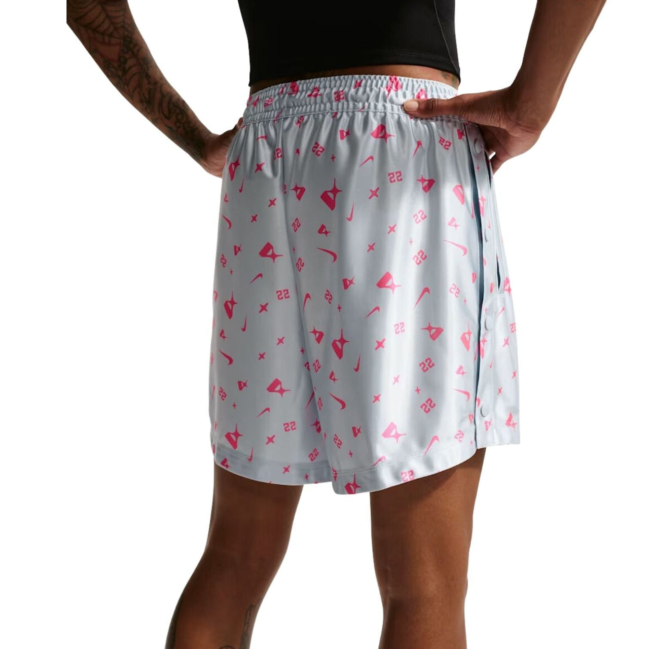 (WMNS) Nike A'ja Wilson Dri-FIT Shorts 'Pure Platinum Hyper Pink' II4210-043