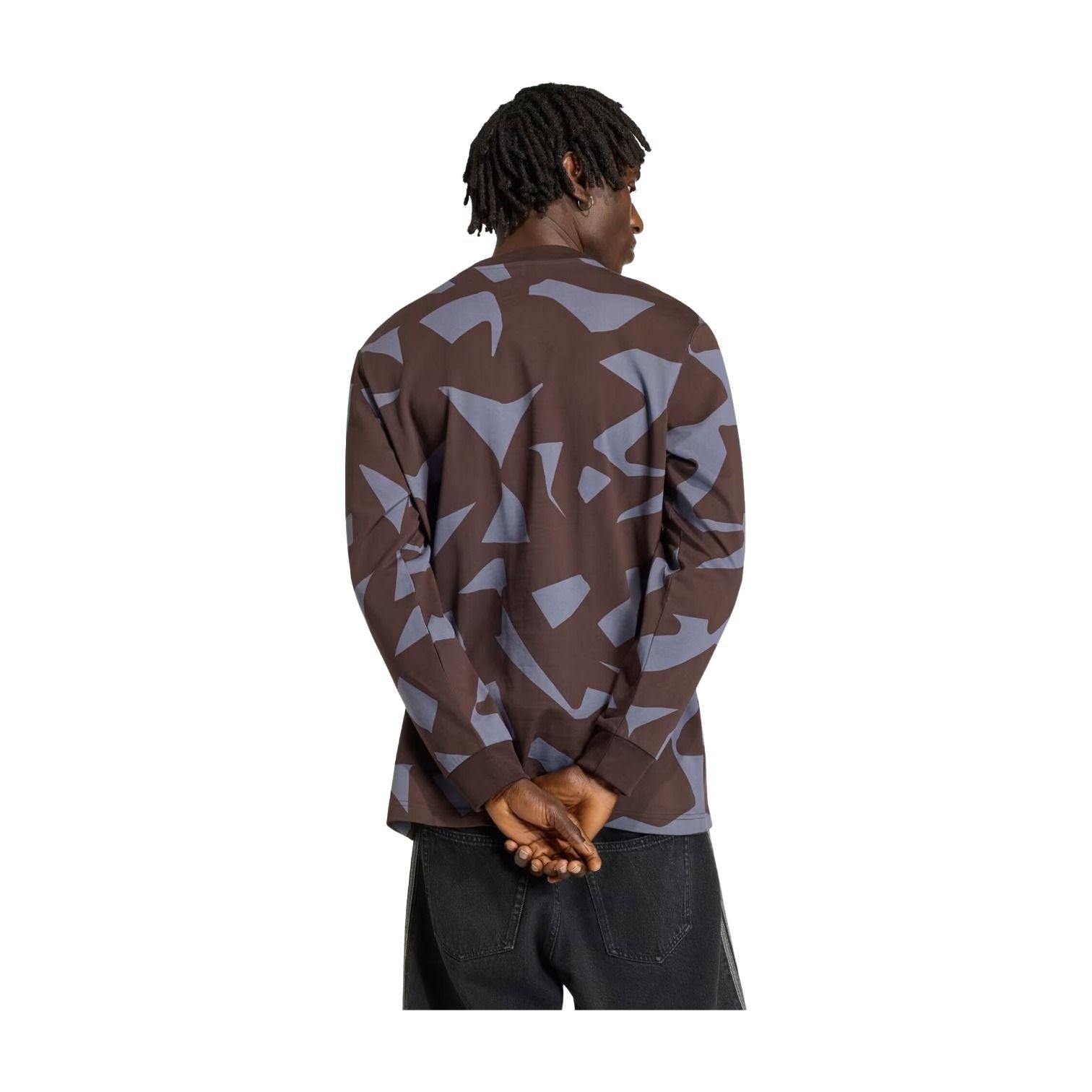 adidas AMG Camo Long-Sleeve T-Shirt 'Aurora Coffee Aurora Onix' KQ8359
