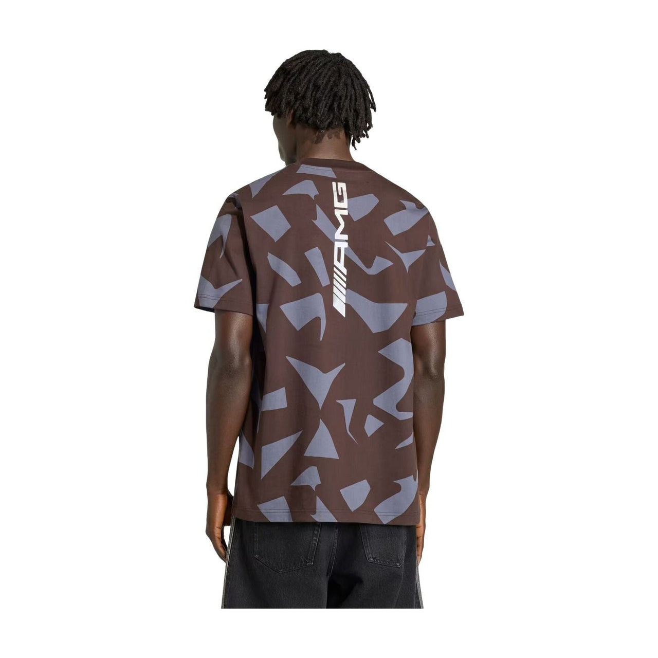 adidas AMG Camo Short-Sleeve T-Shirt 'Aurora Coffee Aurora Onix' KQ8353