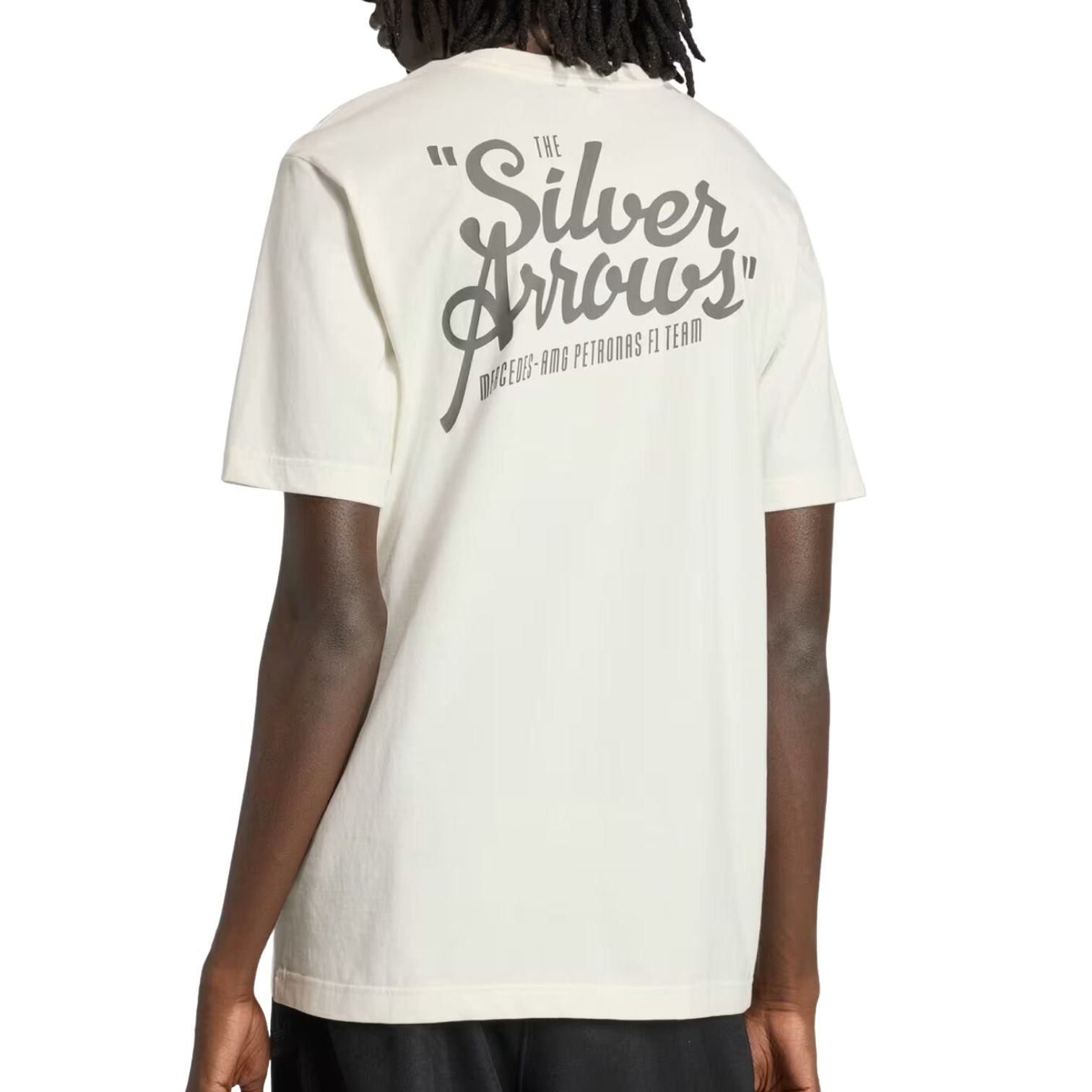 adidas Mercedes-AMG F1 Team Silver Arrows T-Shirt 02 'Off White Granite' KE8288