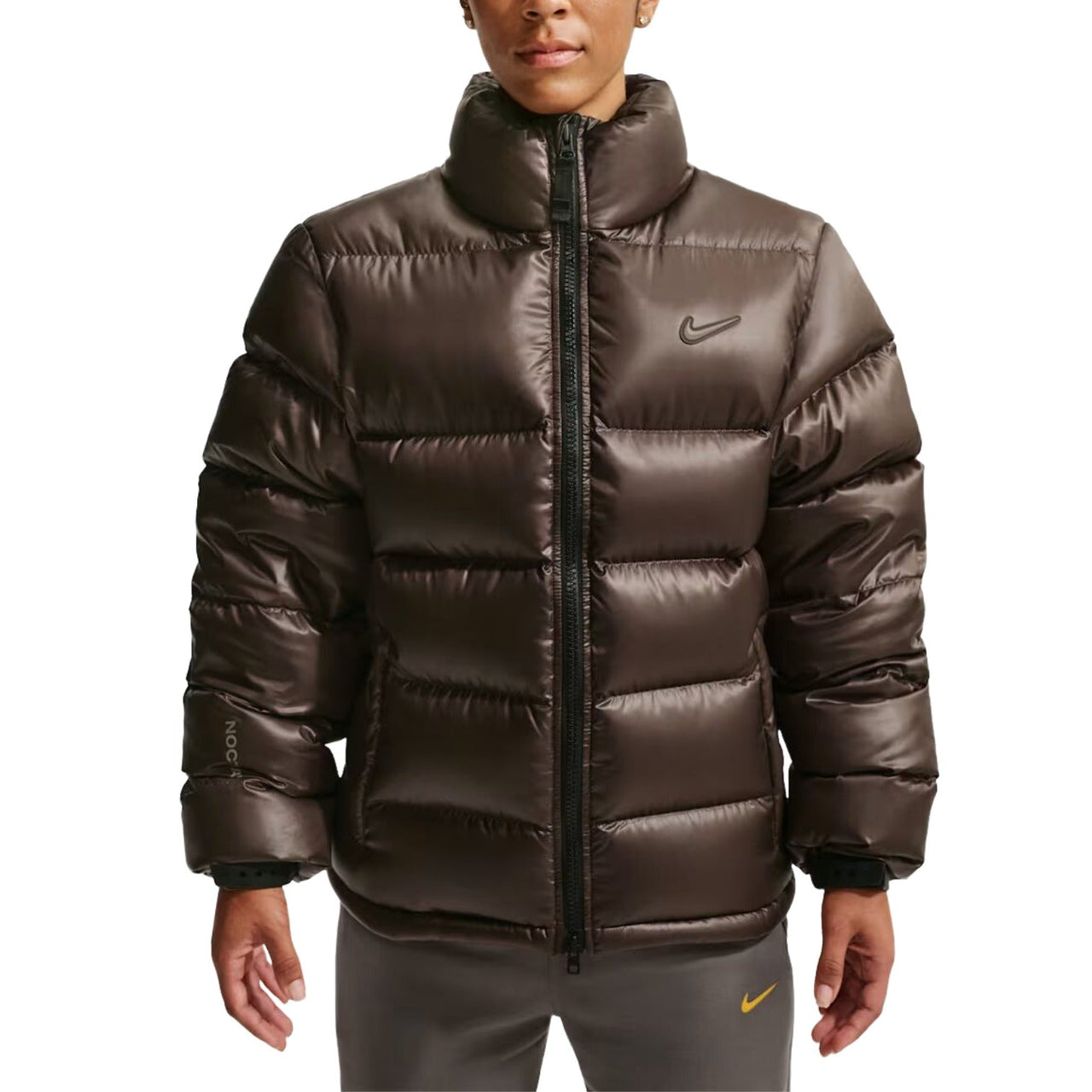 Nike x Drake Nocta Sunset Puffer Jacket Asia Sizing 'Baroque Brown Olive Grey' FN8197-237
