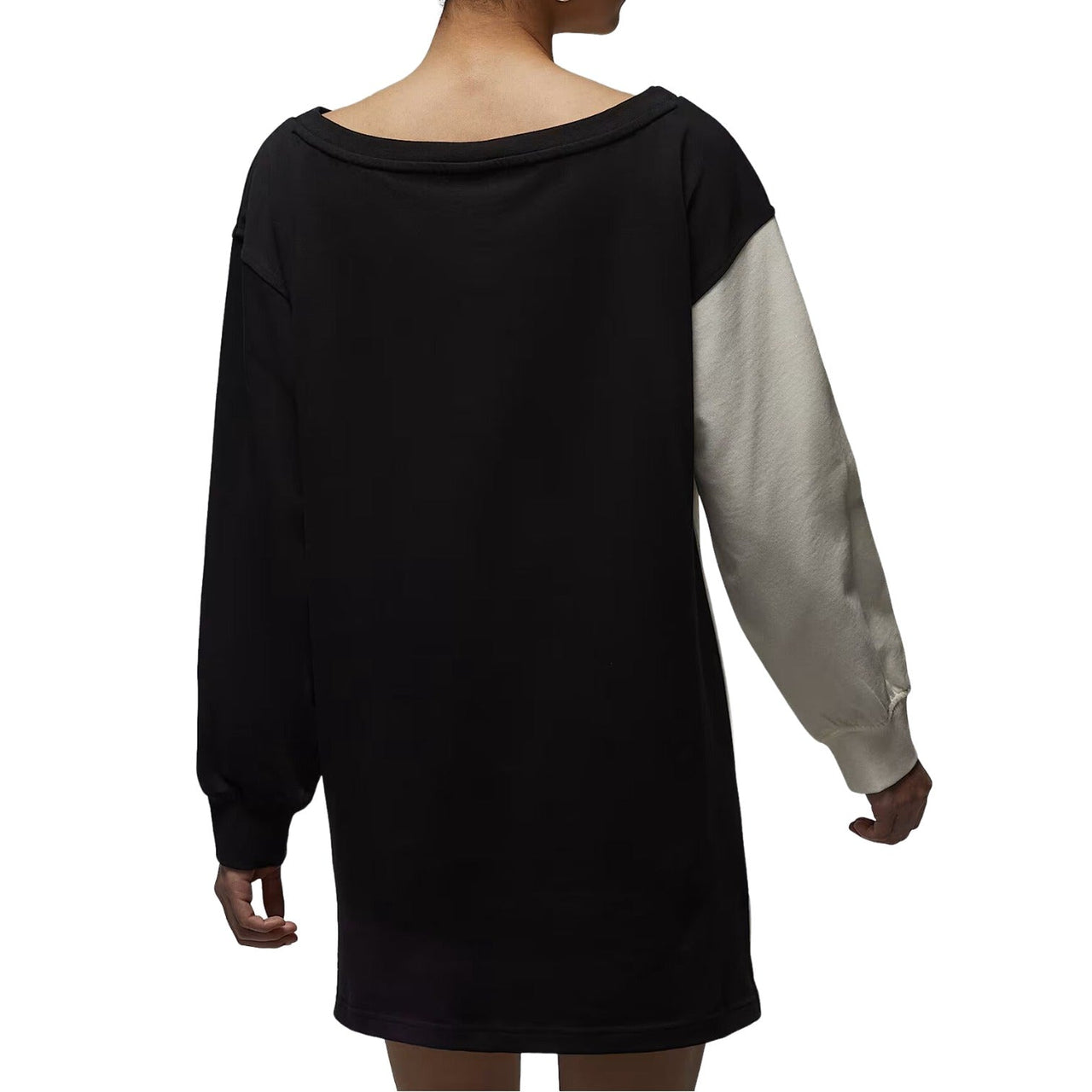 (WMNS) Air Jordan Flight Printed Long-Sleeved Dress Asia Sizing 'Sail White Black' IO3101-133