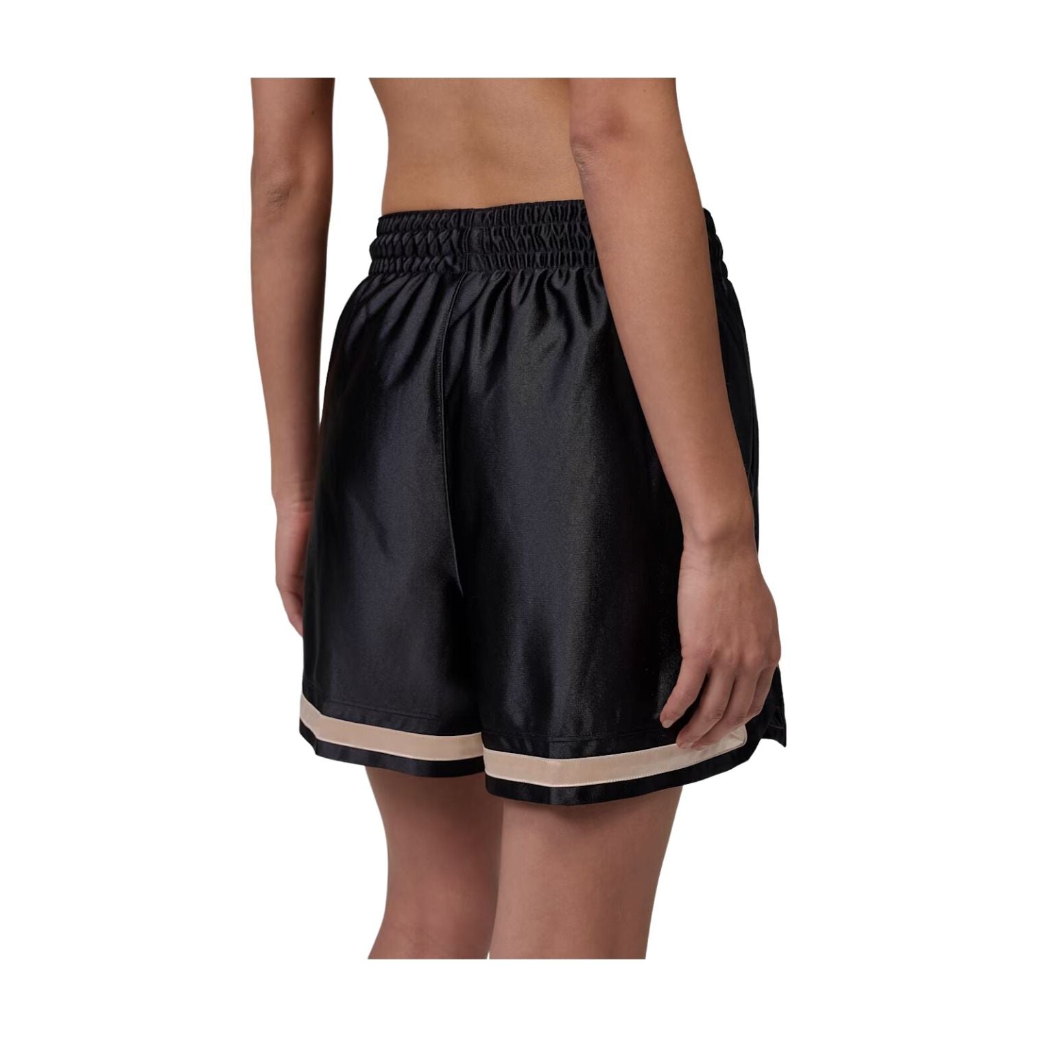 (WMNS) Air Jordan Sports Dri-FIT 10cm Diamond Shorts 'Black Metallic Gold' HQ8909-013