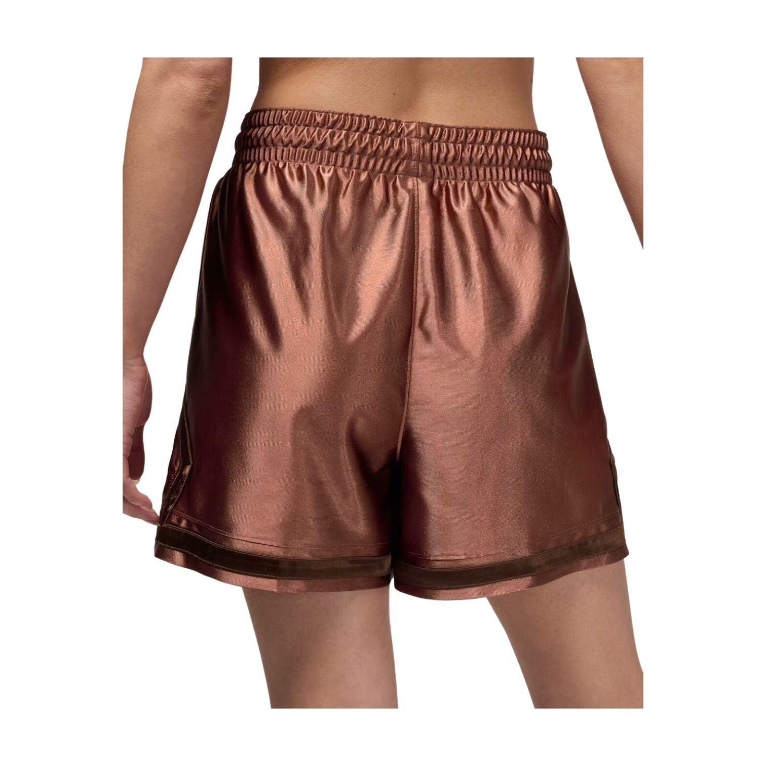 (WMNS) Air Jordan Sports Dri-FIT 10cm Diamond Shorts 'Red Bark Cocoa Wow' HQ8909-219