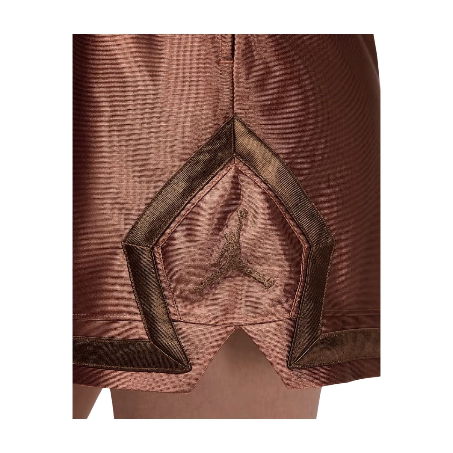 (WMNS) Air Jordan Sports Dri-FIT 10cm Diamond Shorts 'Red Bark Cocoa Wow' HQ8909-219
