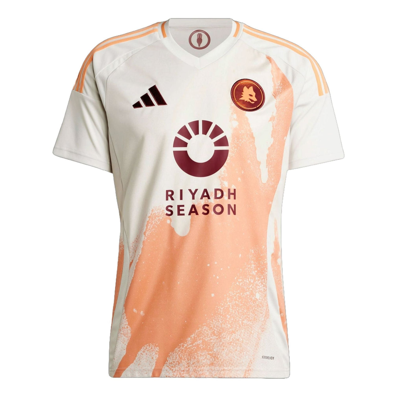 adidas AS Roma 24/25 Away Football Jersey 'Beige Orange' IS5405