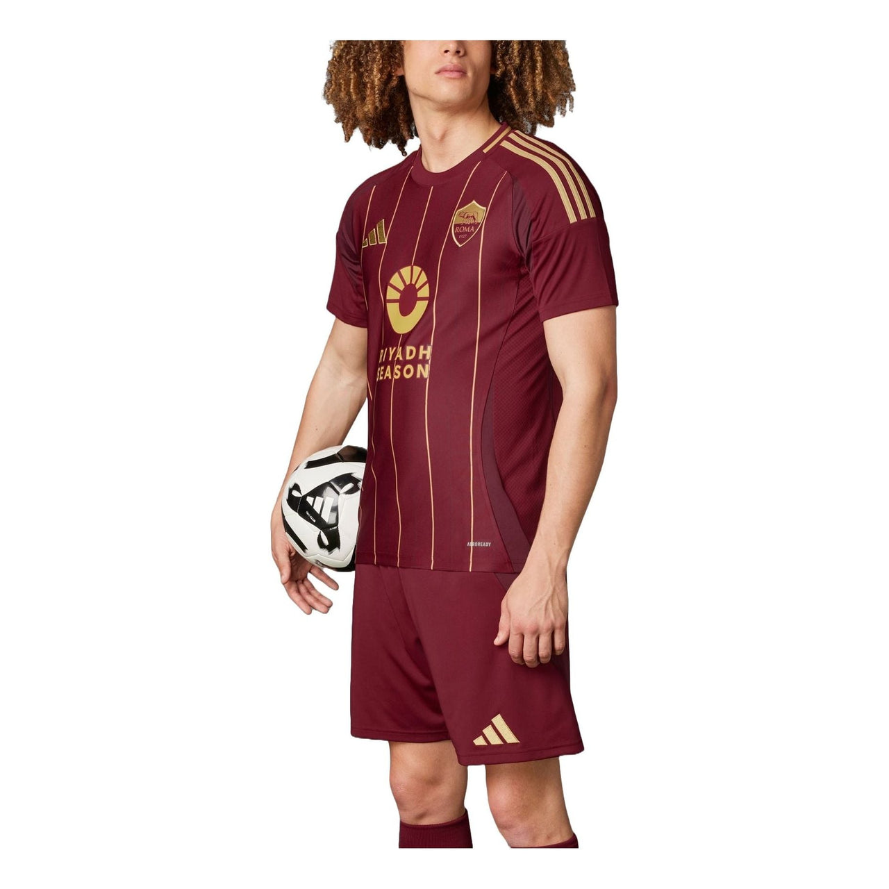 adidas AS Roma 24/25 Home Football Jersey Asia Sizing 'Burgundy' IT6058